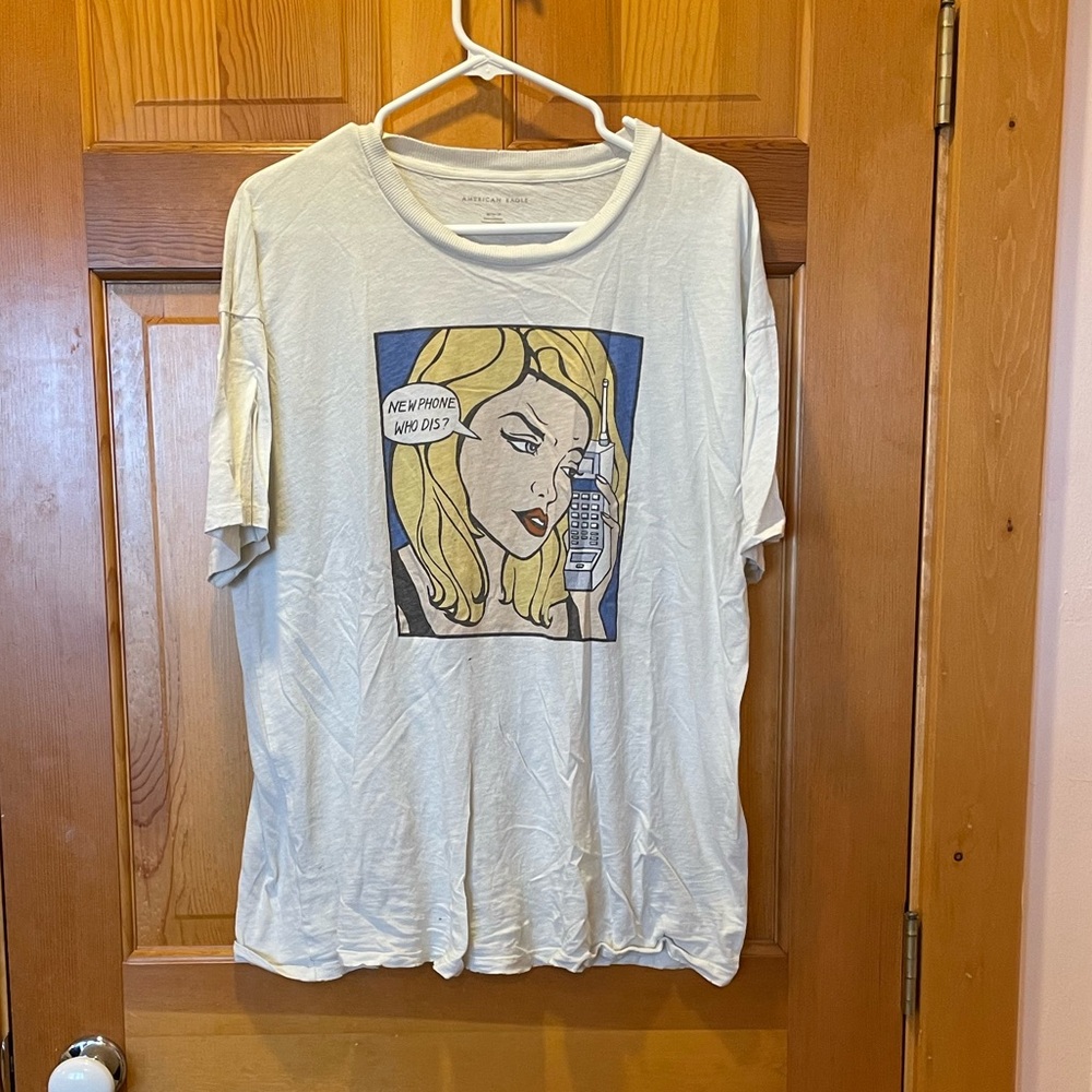 Comic book oversized top